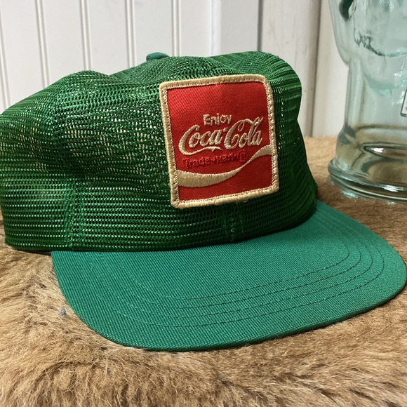80s Coca Cola Soda Hat Vintage Snap Back - Picture 7 of 7